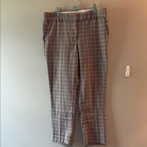LOFT plaid pattern Straight Leg Dress Pants size 12